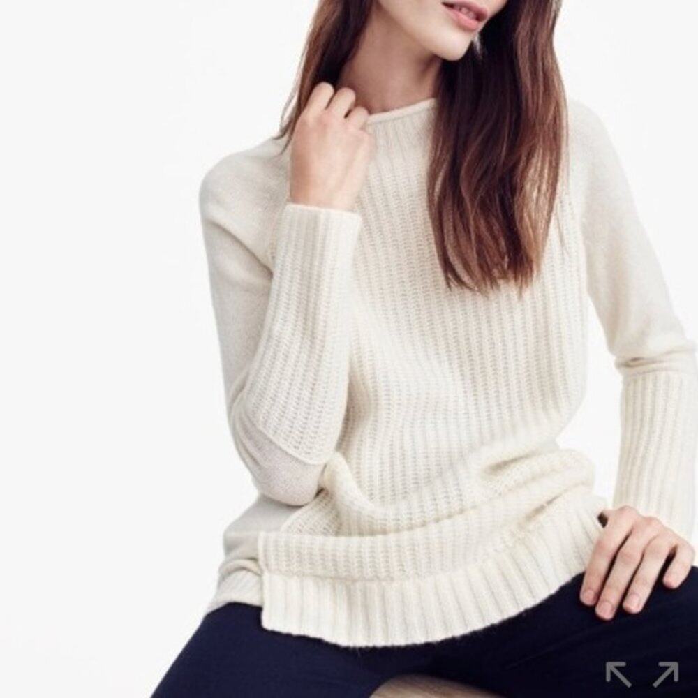 J. Crew New England Wool Mockneck Tunic Sweater - Picture 2 of 8